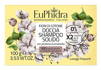 EUPHIDRA DOCCIA SHAMPOO SOLIDO FIORI DI COTONE 100 G - doctorpill.it