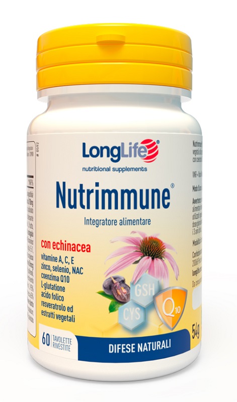 LONGLIFE NUTRIMMUNE 60 TAVOLETTE RIVESTITE - doctorpill.it