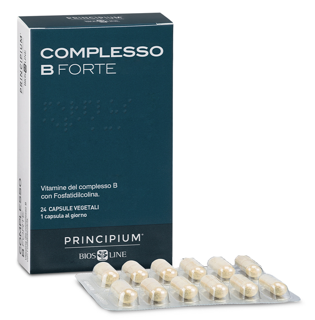 PRINCIPIUM COMPLESSO B FORTE 24 CAPSULE VEGETALI - doctorpill.it
