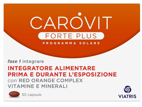 CAROVIT FORTE PLUS PROGRAMMA SOLARE 30 CAPSULE BL - doctorpill.it