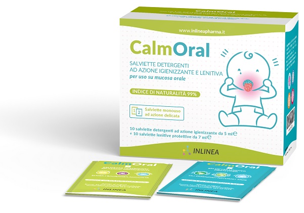 CALMORAL 10 SALVIETTE DETERGENTI + 10 SALVIETTE LENITIVE PROTETTIVE - doctorpill.it