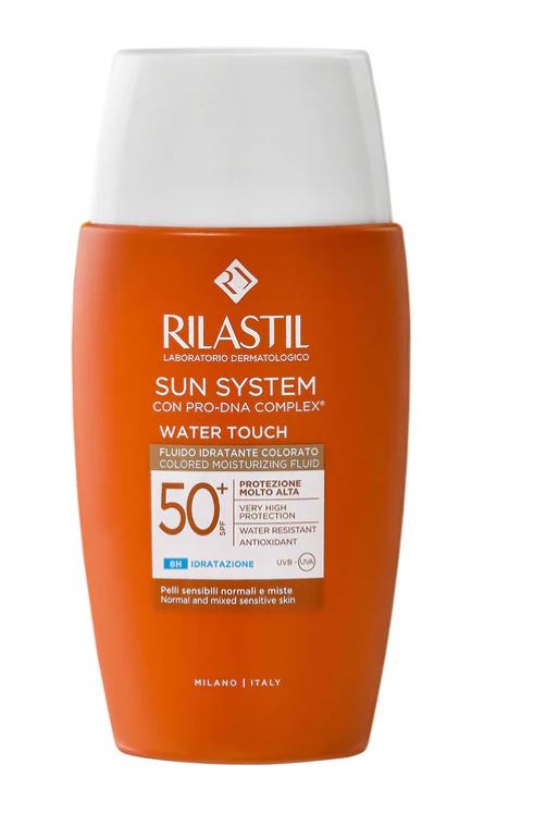 RILASTIL SUN SYSTEM WATER TOUCH COLOR FLUIDO SPF50+ 50 ML - doctorpill.it