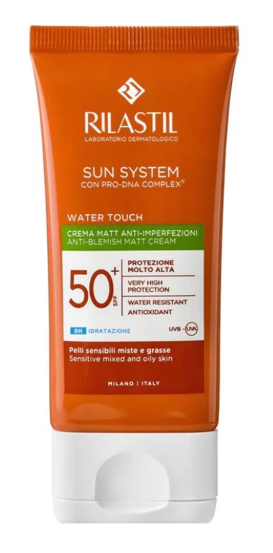 RILASTIL SUN SYSTEM WATER TOUCH MAT CREMA SPF50+ 50 ML - doctorpill.it