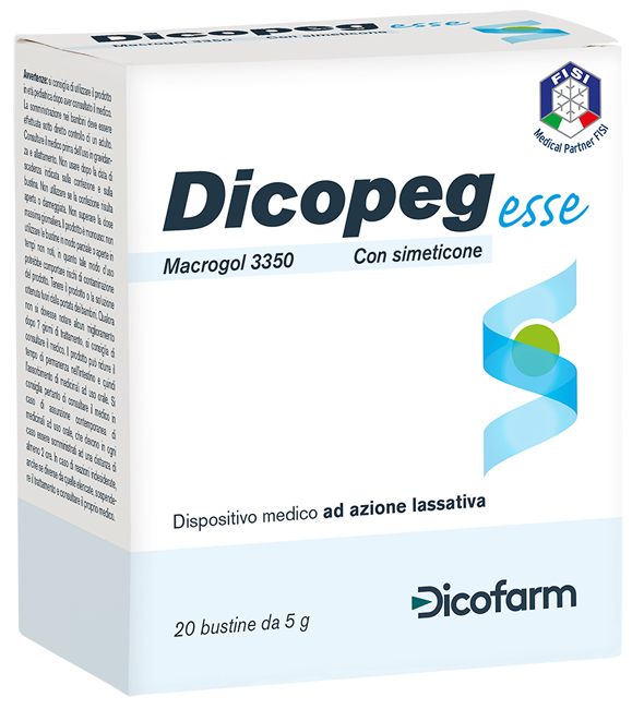 DICOPEG ESSE 20 BUSTE 5 G MACROGOL 3350 - doctorpill.it