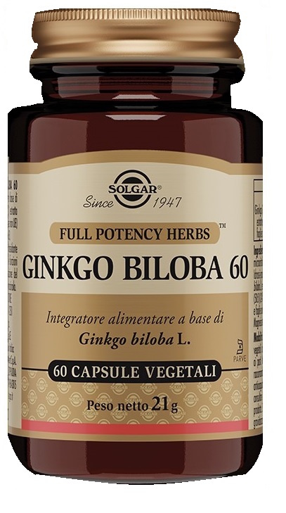 GINKGO BILOBA 60 60 CAPSULE VEGETALI - doctorpill.it