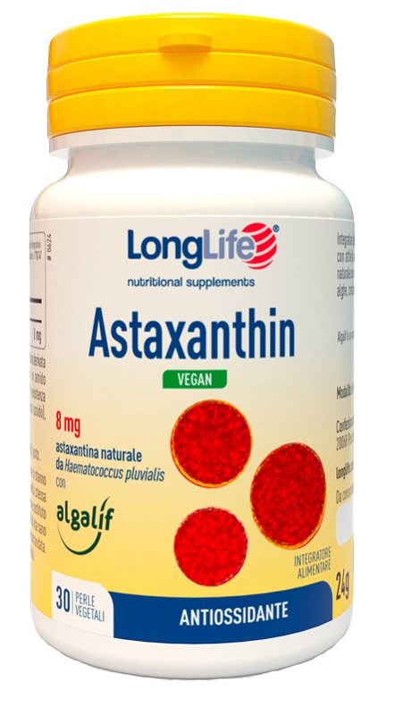 LONGLIFE ASTAXANTHIN VEGAN 30 PERLE - doctorpill.it