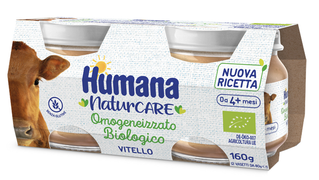 HUMANA OMOGENEIZZATO VITELLO BIOLOGICO 2 PEZZI 80 G - doctorpill.it
