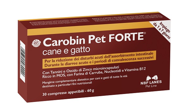 CAROBIN PET FORTE 30 COMPRESSE - doctorpill.it