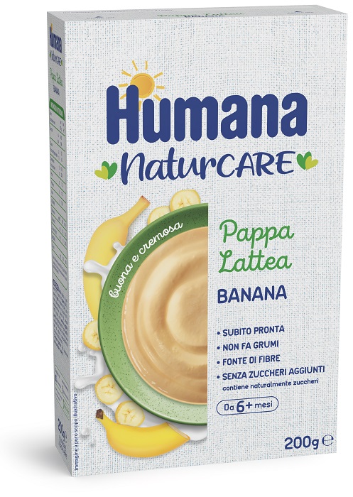 HUMANA PAPPA LATTEA BANANA 200 G - doctorpill.it
