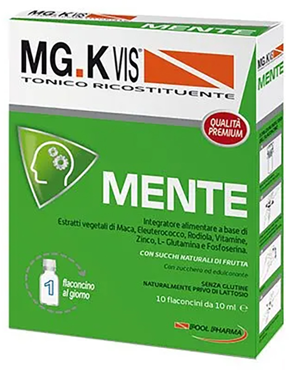 MGK VIS TONICO RICOSTITUENTE MENTE 10 FLACONCINI DA 10 ML - doctorpill.it