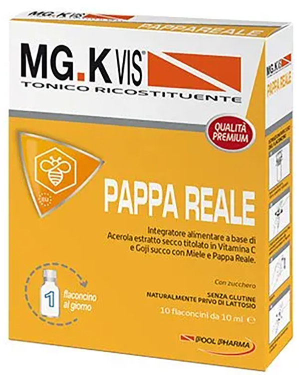 MGK VIS TONICO RICOSTITUENTE PAPPA REALE 10 FLACONCINI DA 10 ML - doctorpill.it