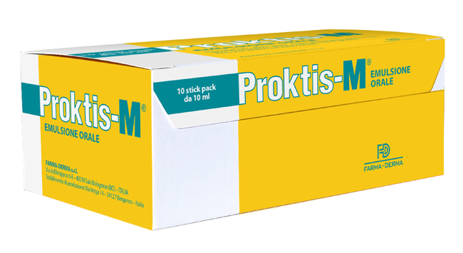 PROKTIS-M EMULSIONE ORALE 10 STICK DA 10 ML - doctorpill.it