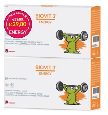 BIOVIT 3 ENERGY MULTIPACK 10 FLACONI X 2 - doctorpill.it