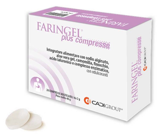 FARINGEL PLUS 20 COMPRESSE MASTICABILI - doctorpill.it