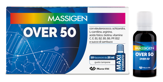 MASSIGEN OVER 50 10 FLACONI DA 25 ML - doctorpill.it