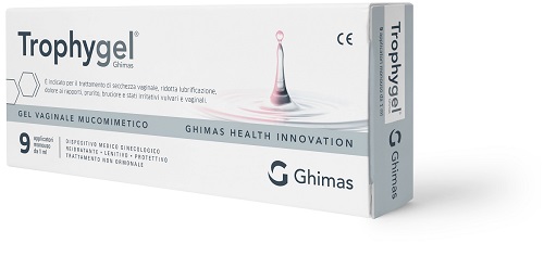 GEL VAGINALE MUCOMIMETICO TROPHYGEL GHIMAS 9 APPLICATORI MONOUSO DA 1 ML - doctorpill.it