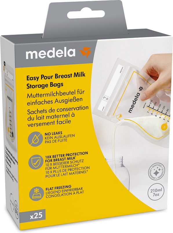 EASY POUR SACCA CONSERVAZIONE LATTE MATERNO 25 PEZZI - doctorpill.it