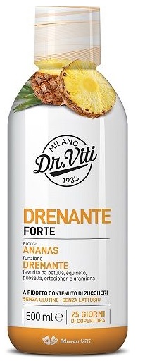 DR VITI DRENANTE FORTE ANANAS 500 ML SENZA ZUCCHERI - doctorpill.it