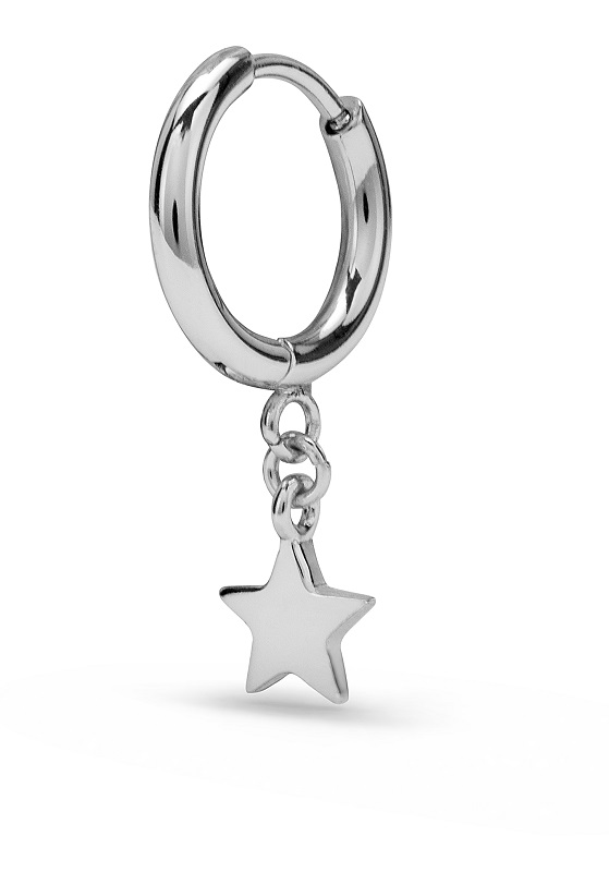 VERAME 60 ORECCHINO SINGOLO STELLA ARGENTO - doctorpill.it