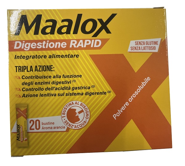 MAALOX DIGESTIONE RAPID 20 BUSTINE DA 2 G - doctorpill.it