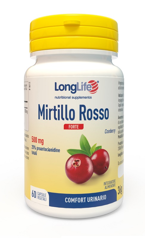 LONGLIFE MIRTILLO ROSSO FORTE 60 CAPSULE VEGETALI - doctorpill.it