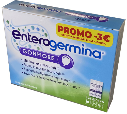 ENTEROGERMINA GONFIORE 10 BUSTINE 4 G PROMO - doctorpill.it