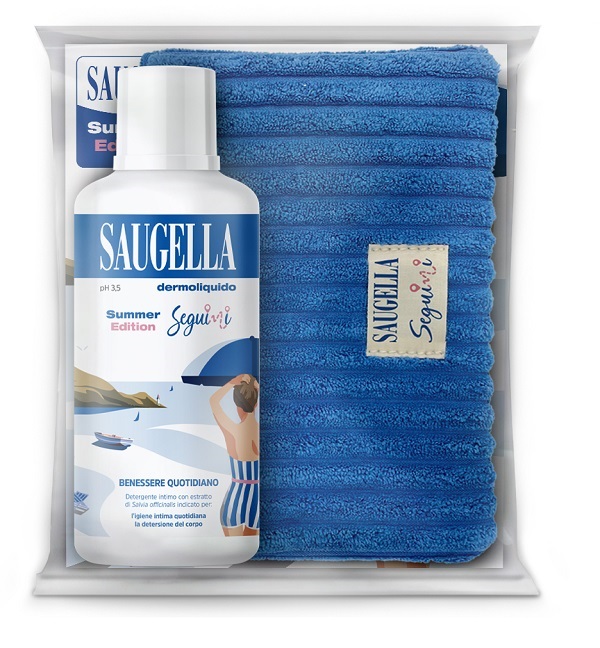 SAUGELLA SEGUIMI BUNDLE DERMOLIQUIDO 500 ML + GADGET POCHETTE - doctorpill.it