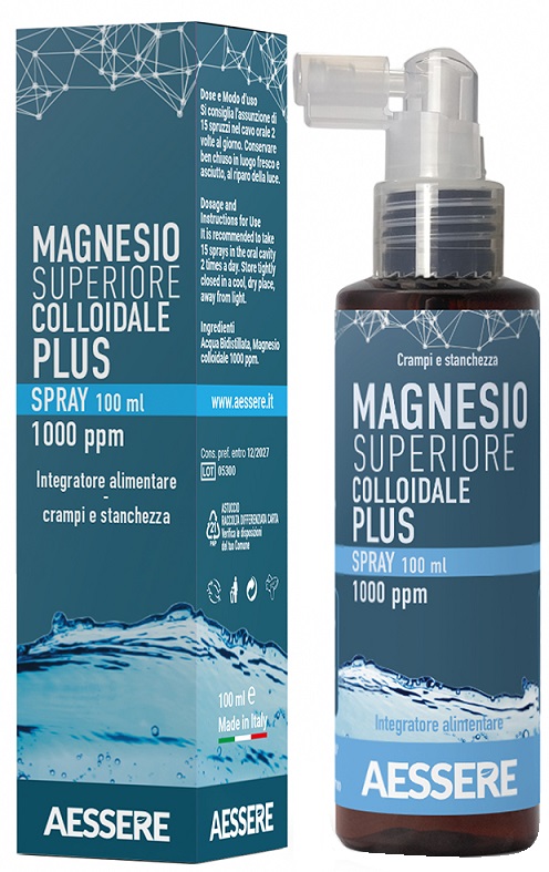 MAGNESIO SUPERIORE COLLOIDALE PLUS SPRAY 1000 PPM 100 ML - doctorpill.it
