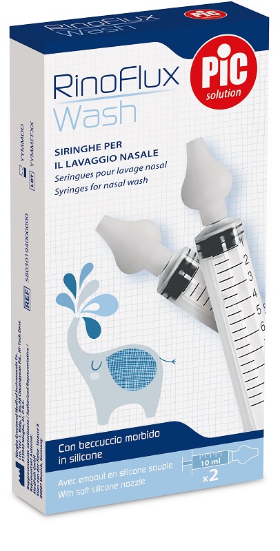 RINOFLUX WASH SIRINGHE LAVAGGIO NASALE 2 PEZZI - doctorpill.it
