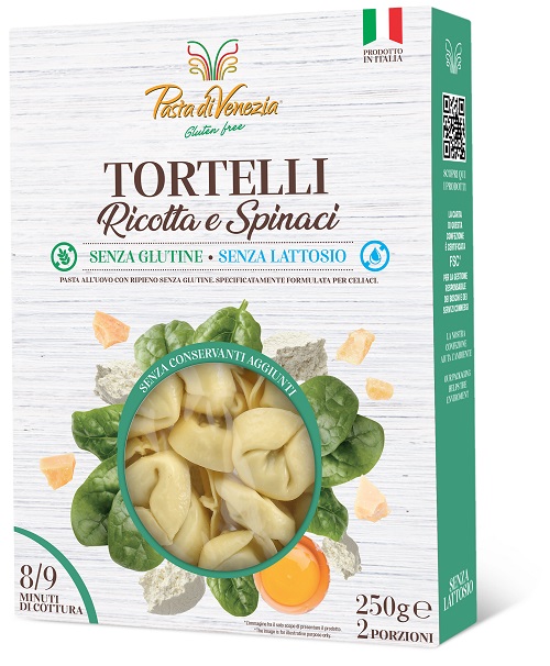 PASTA DI VENEZIA TORTELLI RICOTTA E SPINACI SENZA GLUTINE STAB  250 G - doctorpill.it