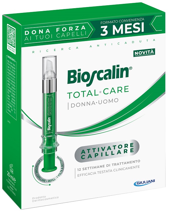BIOSCALIN TOTAL CARE ATTIVATORE CAPILLARE 2 APPLICATORI MULTIDOSE X 10 ML - doctorpill.it
