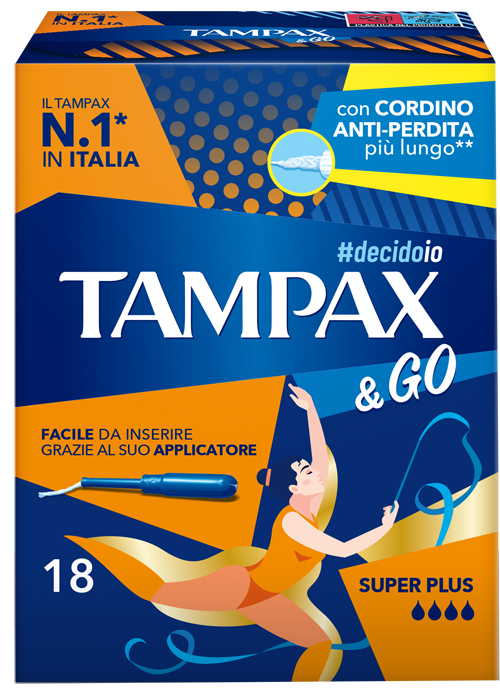 TAMPAX &GO SUPER PLUS 18 PEZZI - doctorpill.it
