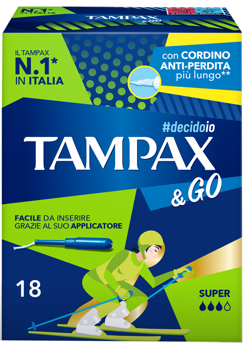 TAMPAX &GO SUPER 18 PEZZI - doctorpill.it