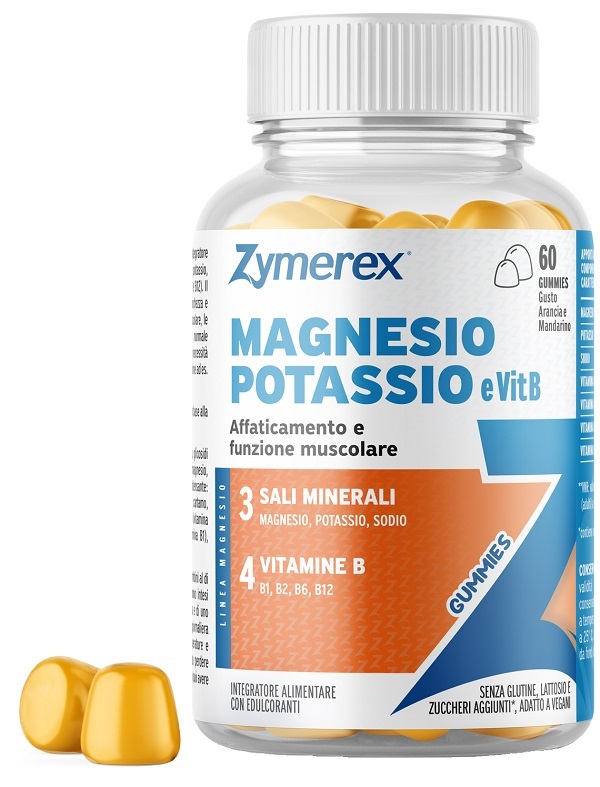 ZYMEREX MAGNESIO POTASSIO E VIT B 60 GUMMIES - doctorpill.it