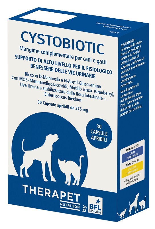 CYSTOBIOTIC THERAPET 30 CAPSULE - doctorpill.it