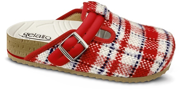CALZATURA ORTOPEDICA WOODSTOCK SOFT 2,0 TARTAN RED/WHITE 39/40 - doctorpill.it