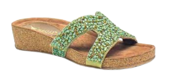 VEDUGGIO 002 SANDALO DONNA PELLE FONDO GOMMA LEATHER PASTEL GREEN 38 - doctorpill.it