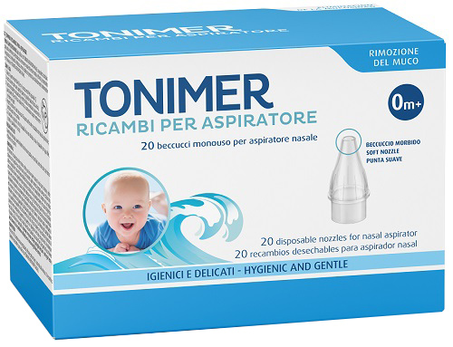 RICAMBI ASPIRATORE NASALE TONIMER 20 PEZZI - doctorpill.it