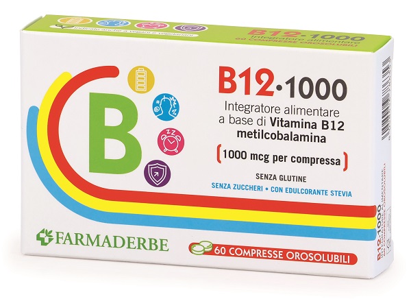 B12 1000 60 COMPRESSE OROSOLUBILI DA 0,2 G - doctorpill.it