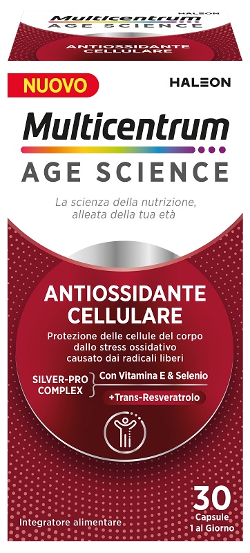 MULTICENTRUM AGE SCIENCE ANTIOSSIDANTE CELLULARE 30 CAPSULE - doctorpill.it