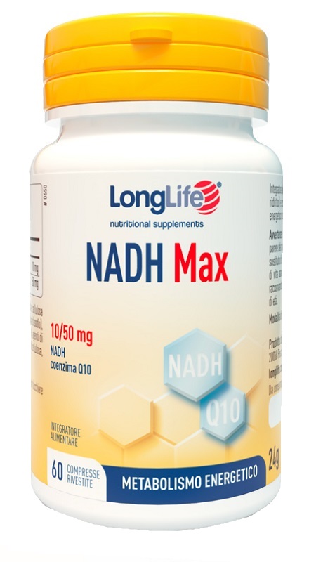 LONGLIFE NADH MAX 60 COMPRESSE RIVESTITE - doctorpill.it
