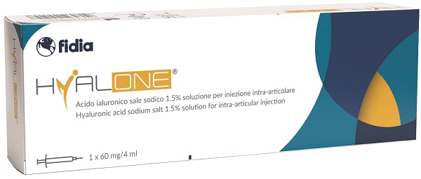 SIRINGA INTRA-ARTICOLARE HYALONE ACIDO IALURONICO 1,5% 60 MG 4 ML 1 PEZZO - doctorpill.it
