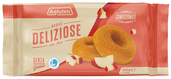AGLUTEN NUOVE DELIZIOSE 4 PEZZI DA 55 G - doctorpill.it