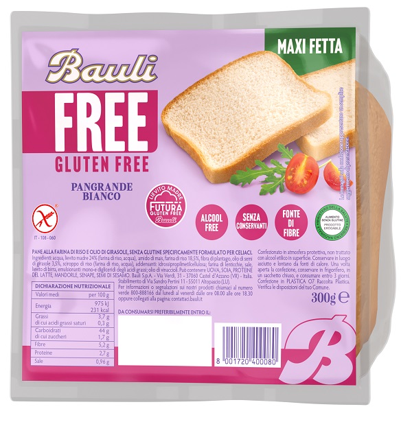 BAULI FREE PANGRANDE BIANCO 300 G - doctorpill.it