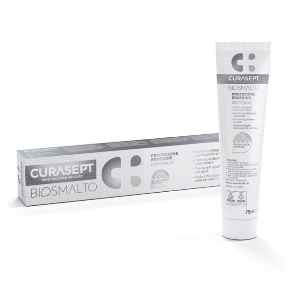 CURASEPT BIOSMALTO PROTEZIONE EROSIONE DENTIFRICIO 75 ML - doctorpill.it