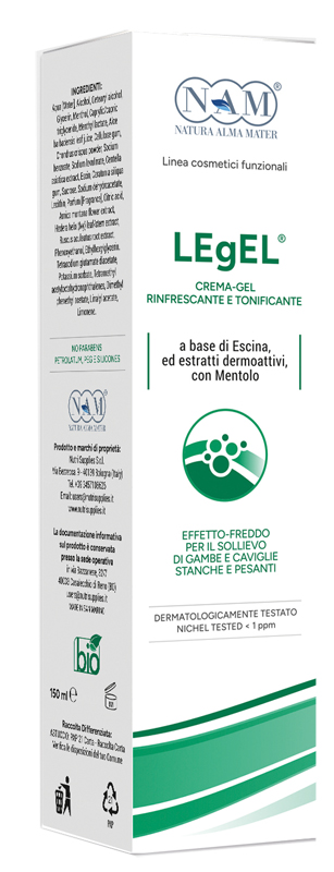 LEGEL CREMA-GEL RIFRESCANTE E TONIFICANTE PER GAMBE 150 ML - doctorpill.it