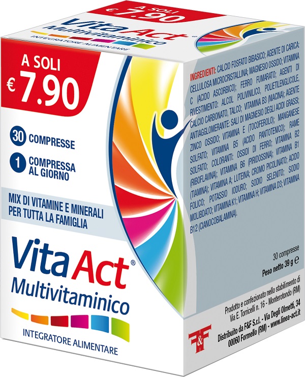 VITA ACT MULTIVITAMINICO 30 COMPRESSE - doctorpill.it