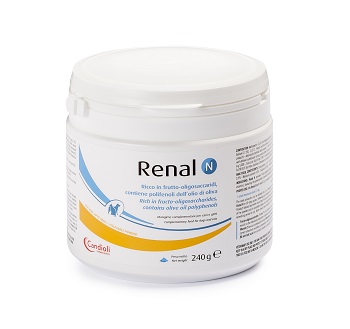 RENAL N MANGIME COMPLEMENTARE PER CANI E GATTI BARATTOLO 240 G - doctorpill.it