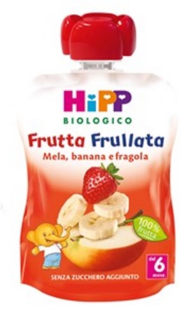 HIPP BIO FRUTTA FRULLATA MELA BANANA FRAGOLA 90 G - doctorpill.it
