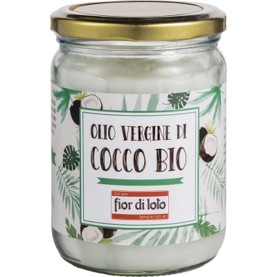 FIOR DI LOTO OLIO VERGINE DI COCCO BIO 450 ML - doctorpill.it
